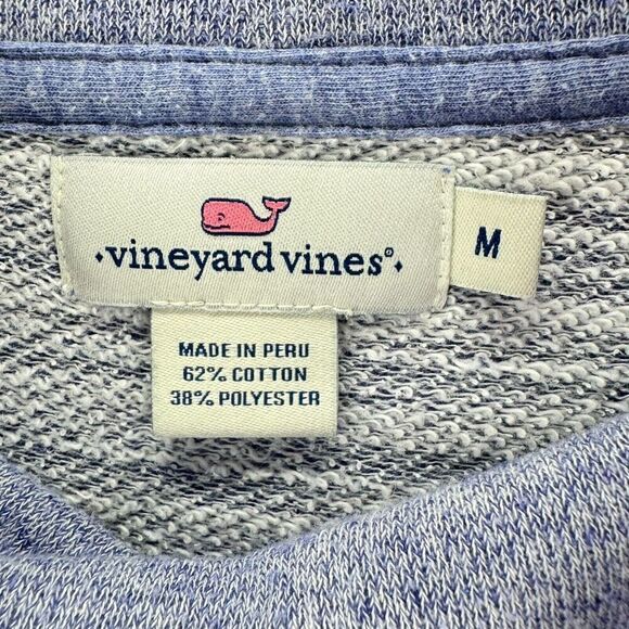 Vineyard Vines Sweater Pullover Cowl Neck Long Sleeve Womens Medium Purple Logo - Picture 6 of 12